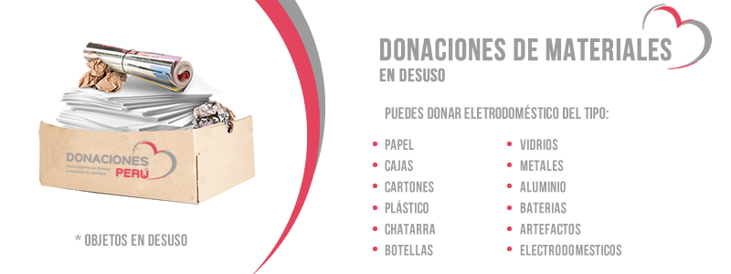 Donaciones de Materiales