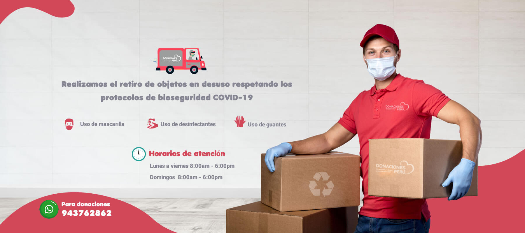 Donaciones Perú recoleccion en lima